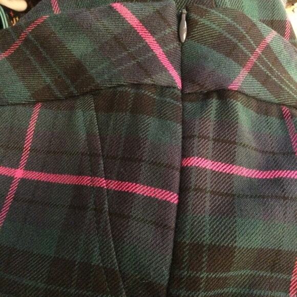 Charter Club Petite Plaid Stretch Wide-Leg Crop Pants 16P - Picture 4 of 6